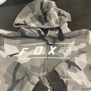 Fox Racing XL Men's Zip Hood Sweater Camouflage